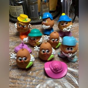 Lot of vintage playskool potato heads